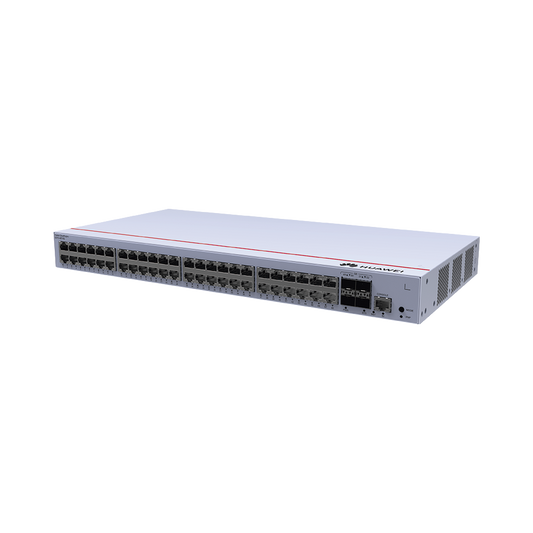HUAWEI eKit - Switch Gigabit Administrable Capa 3 / 48 puertos 10/100/1000 Mbps / 4 Puertos SFP Uplink / iStack / Administración Nube Gratis