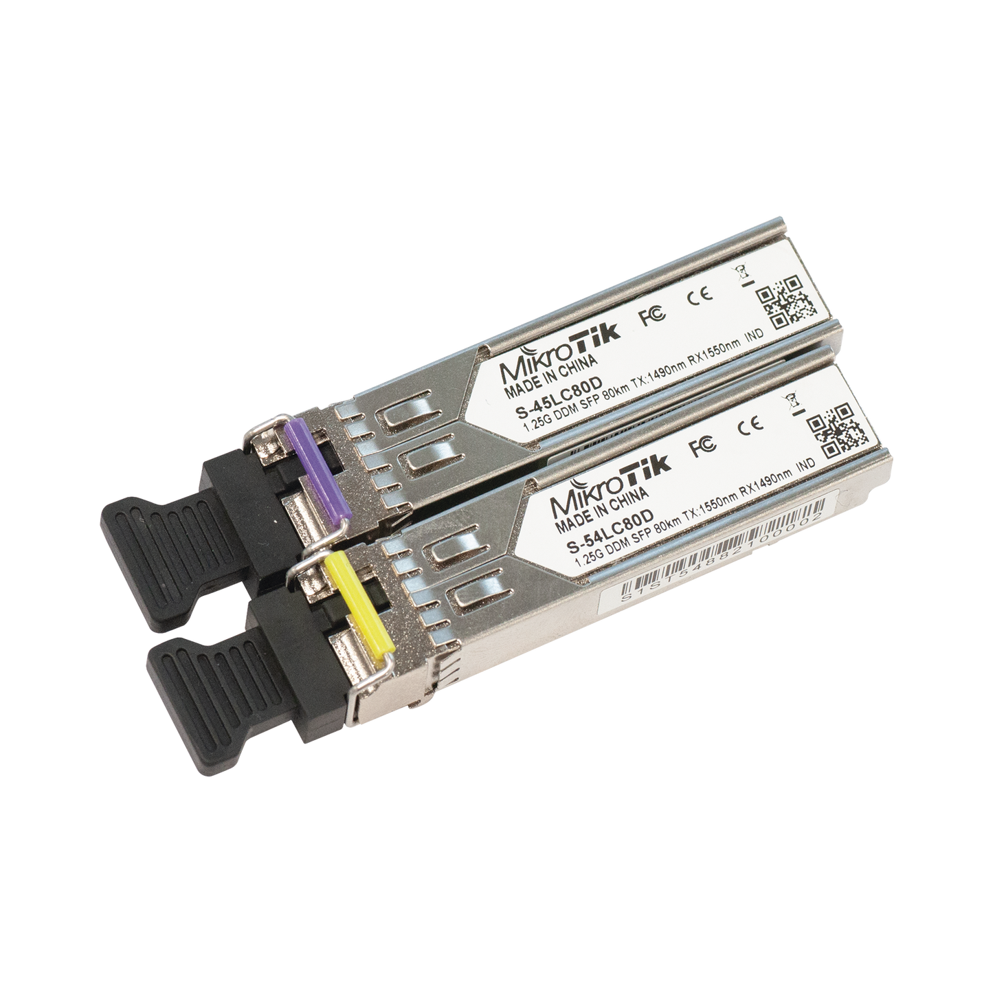 Par de modulos SFP, S-45LC80D and S-54LC80D (SM) (80km)