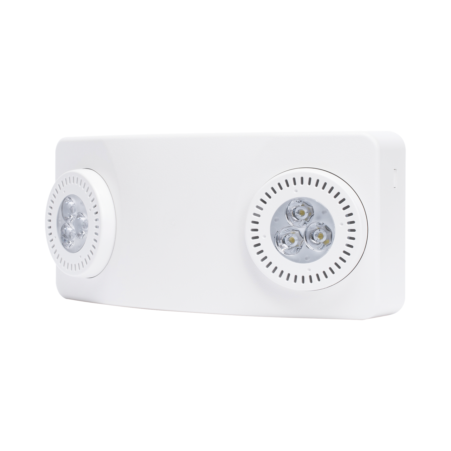 Luz dual led de emergencia/520lm/uso rudo/montaje en pared o techo/batería de respaldo incluida