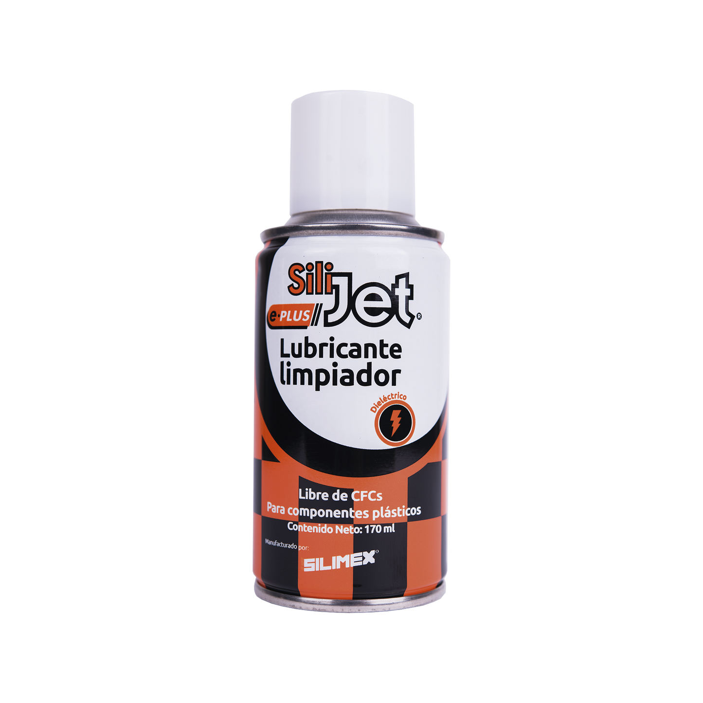 Limpiador lubricante en aerosol dieléctrico,  protege mecanismos, circuitos, sensores, ventiladores, 170 ml.