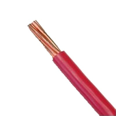 Cable 8 awg  color rojo,Conductor de cobre suave cableado. Aislamiento de PVC, auto extinguible. ((Venta por Metro)