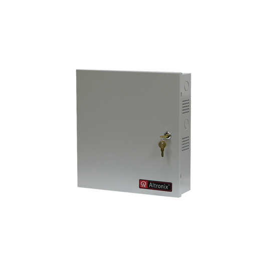 Fuente de poder de 12/24 Vcc, 4 A. Ideal para aplicaciones de intrusión / Acceso / CCTV / 1 salida / Con capacidad de baterías de respaldo / Requieren baterías