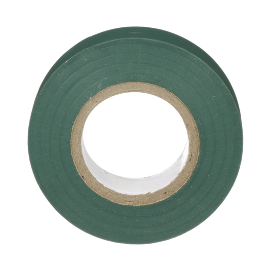 Cinta Eléctrica STRONGHOLD para Aislar, de PVC, Uso General Reparación y Mantenimiento, Grosor de 0.18mm (7 mil), Ancho de 19mm, y 20.12m de Largo, Color Verde