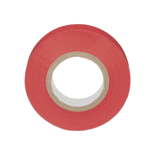 Cinta Eléctrica STRONGHOLD para Aislar, de PVC, Uso General Reparación y Mantenimiento, Grosor de 0.18mm (7 mil), Ancho de 19mm, y 20.12m de Largo, Color Rojo
