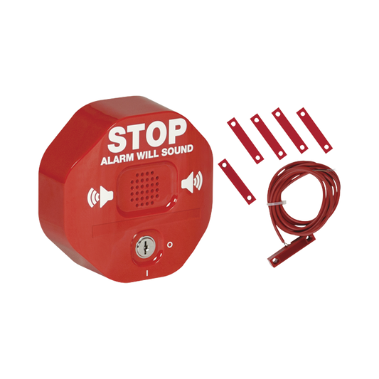 Alarma multifunción Exit Stopper® para puerta doble