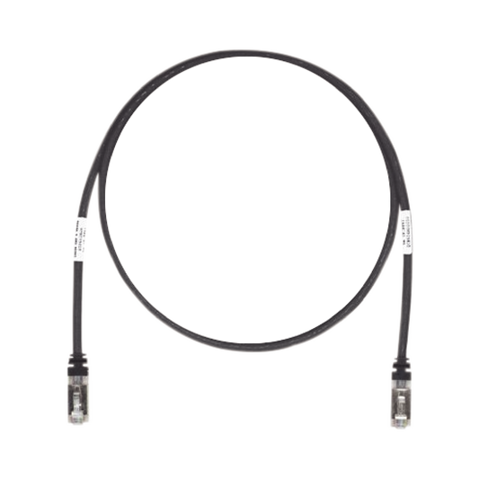 Patch Cord Cat6A, Blindado S/FTP, CM/LS0H, 10 Metros, Color Negro