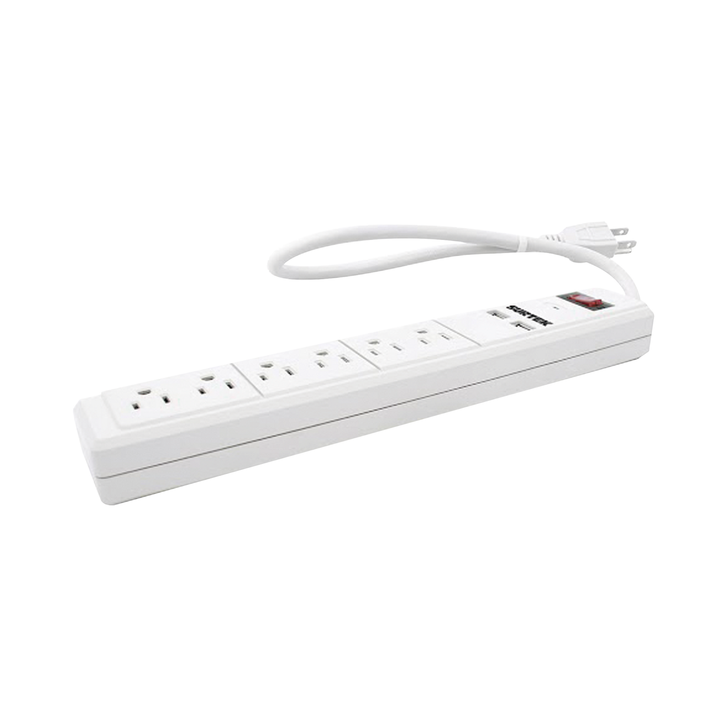 Multicontacto con 6 entradas mas 2 entradas usb