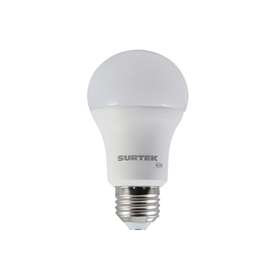 Foco LED A19, Luz de Día 9W, 120 Vca  (LED de Novena Generación).