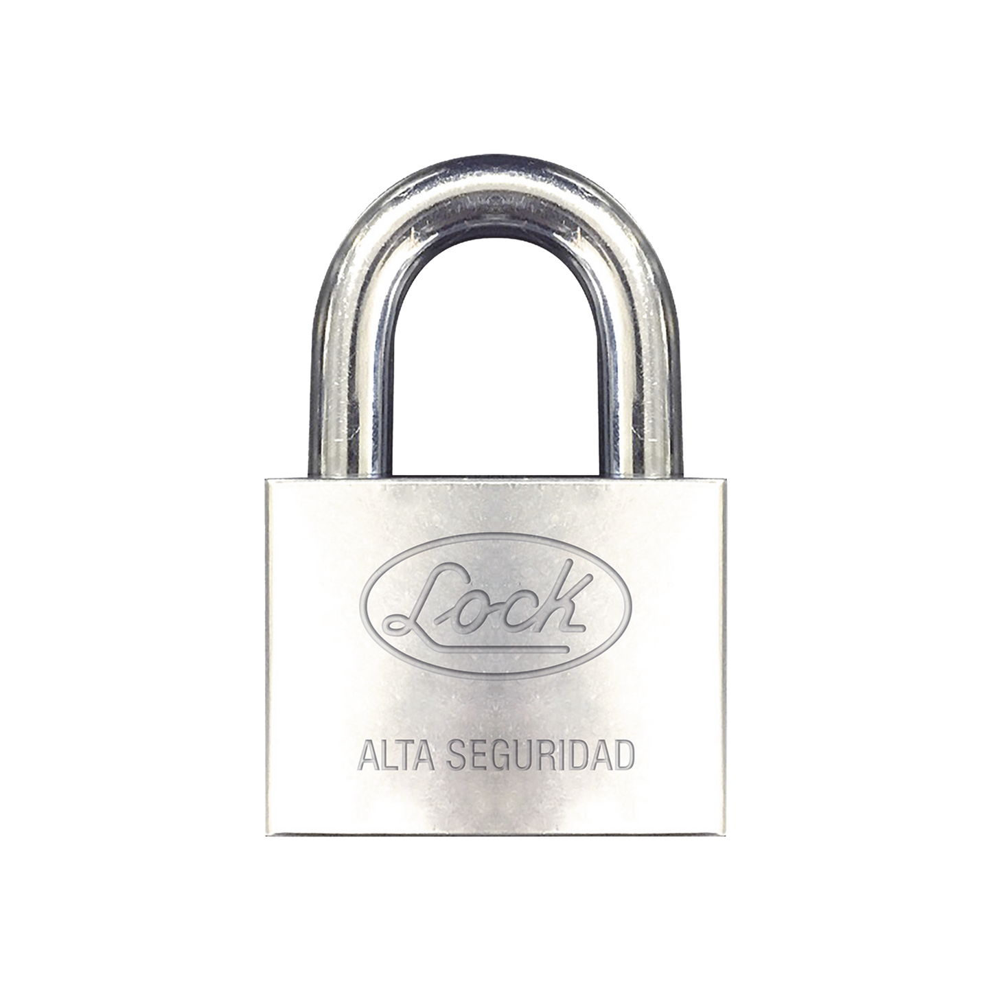 Candado de hierro alta seguridad con llave de disco/ Acabado Cromado/ Llaves Abloy/ Medida de Horquilla 34 mm.