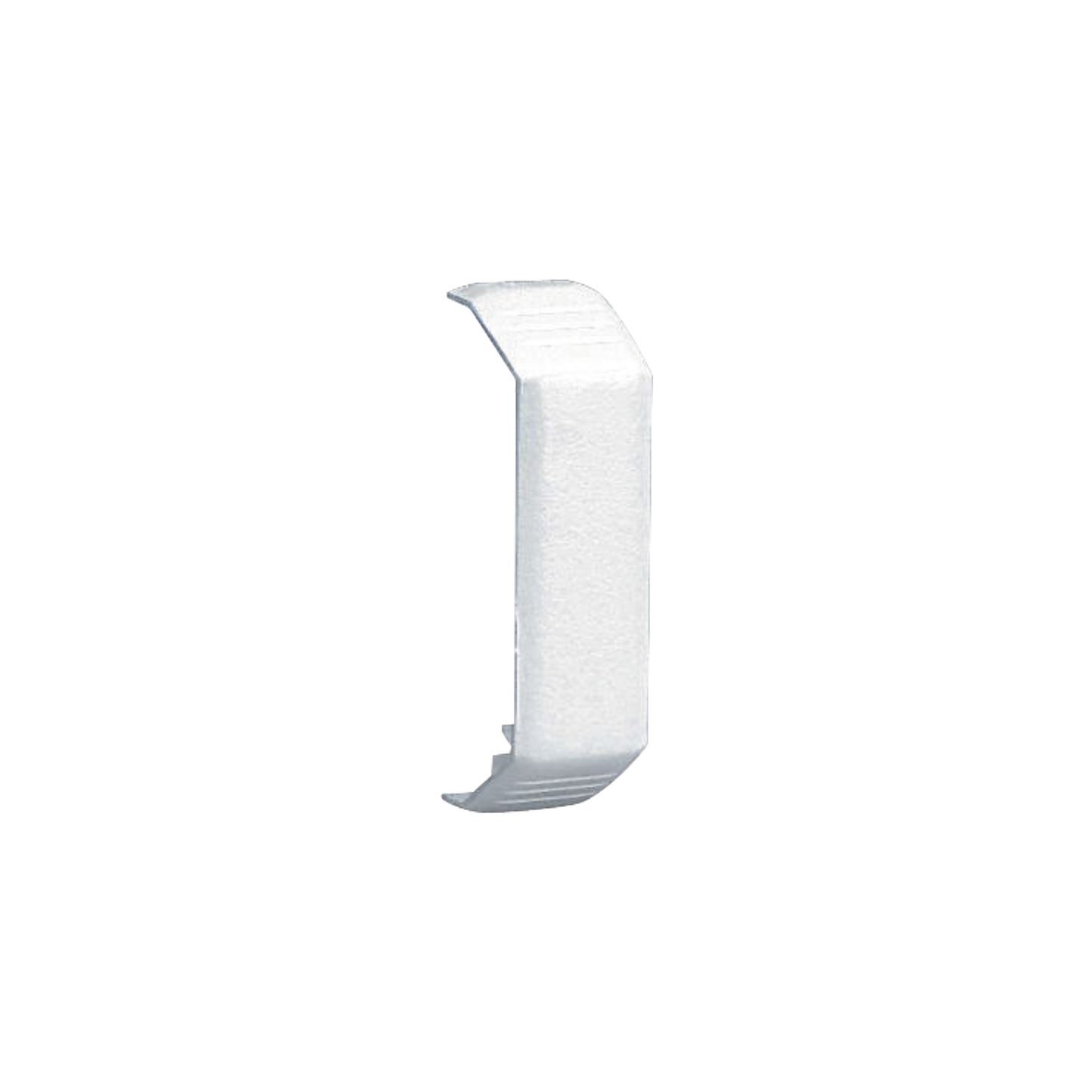 Unión recta de tapa, para uso con canaleta T45, Material PVC Rígido, Color Blanco Mate