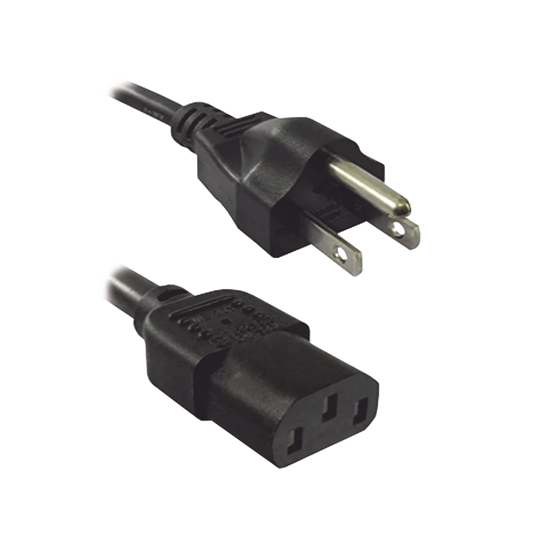 Cable de poder para contacto empotrable TH-CDE-USB-N, 10 A, 125 V