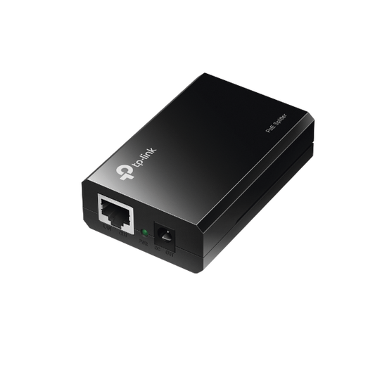 Splitter PoE  (15W) / Potencia de Salida Seleccionable (5 , 9 o 12 Vcc) / 2 puerto 10/100/1000 Mbps / Plug and Play