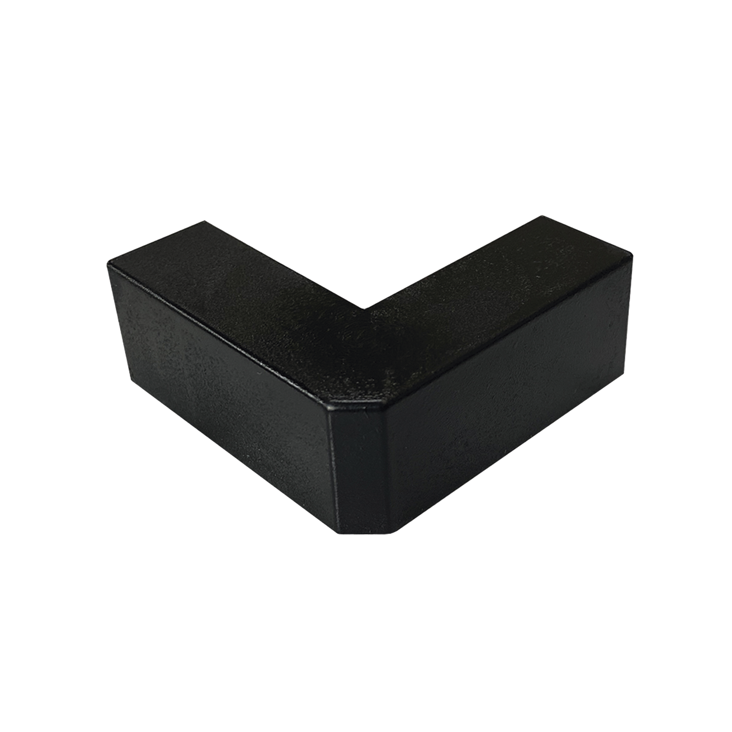 Esquinero Exterior Color Negro de PVC Auto Axtinguible, Para Canaleta TMK-1720-N-CC (5210-02003)