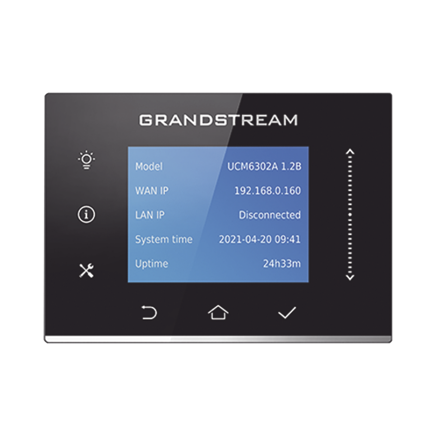 Conmutador IP-PBX para hasta 500 usuarios y 75 llamadas simultaneas, 2FXO, 2FXS, solución para PyMEs