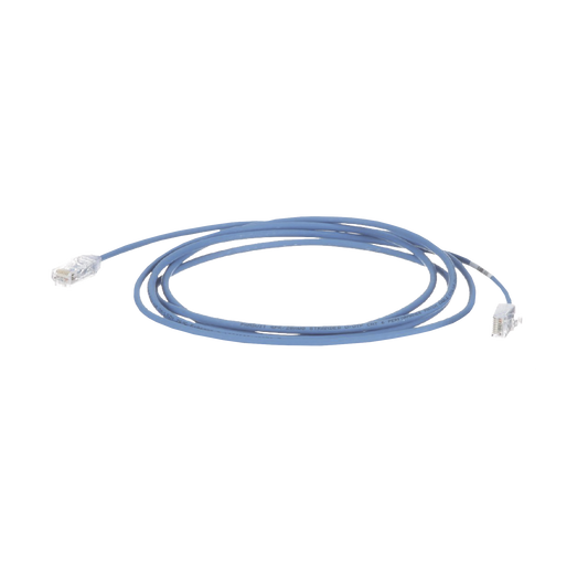 Cable de Parcheo TX6, UTP Cat6, Diámetro Reducido (28AWG), Color Azul, 65ft
