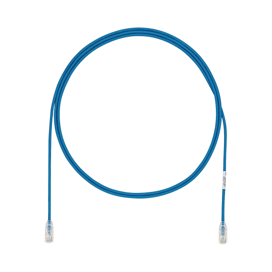 Cable de Parcheo UTP Cat6A, CM/LSZH, Diámetro Reducido (28AWG), Color Azul, 17 Metros