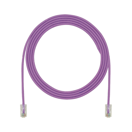 Cable de Parcheo UTP, Cat6A, 24 AWG, CM, Color Violeta, 9ft