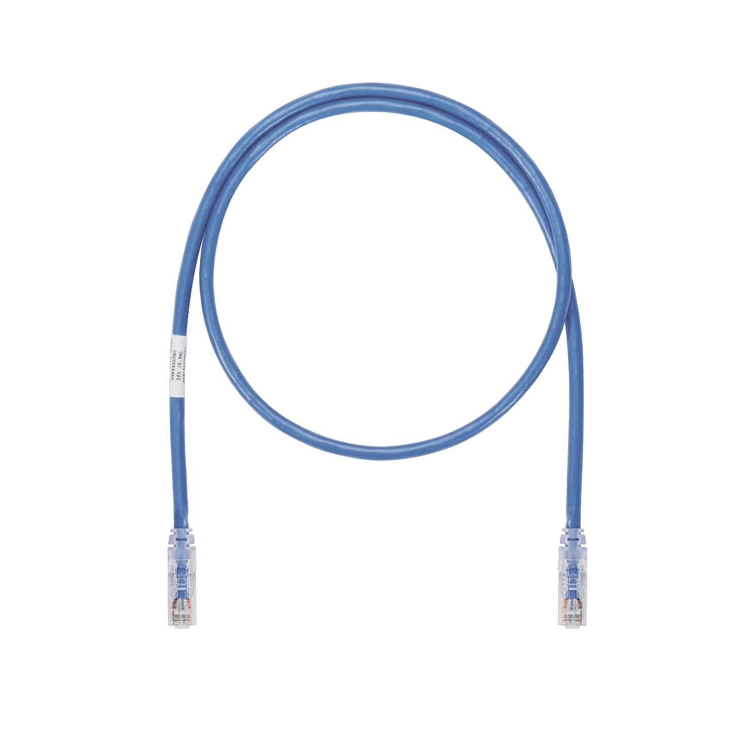 Cable de Parcheo UTP, Cat6A, 24 AWG, CM, Color Azul, 10ft