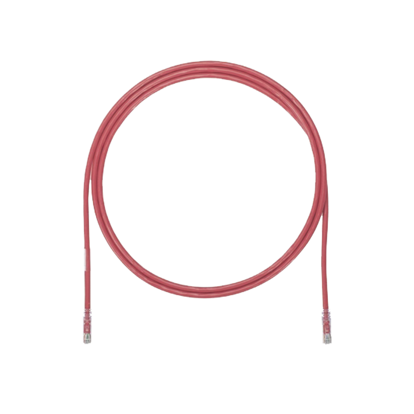 Cable de Parcheo UTP, Cat6A, 24 AWG, CM, Color Rojo, 17ft