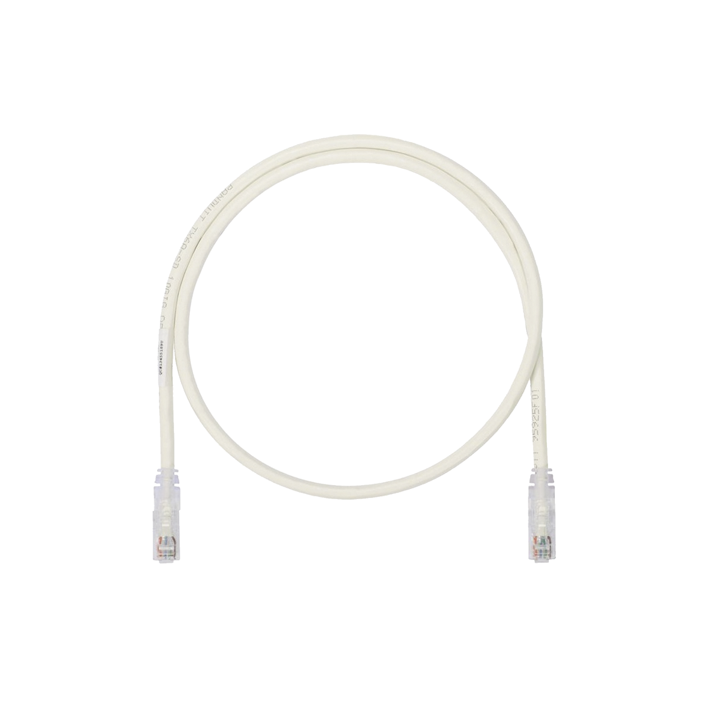 Cable de Parcheo UTP, Cat6A, 24 AWG, CM, Color Blanco, 2m
