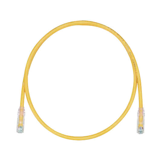 Cable de Parcheo TX6, UTP Cat6, 24 AWG, CM, Color Amarillo, 5ft