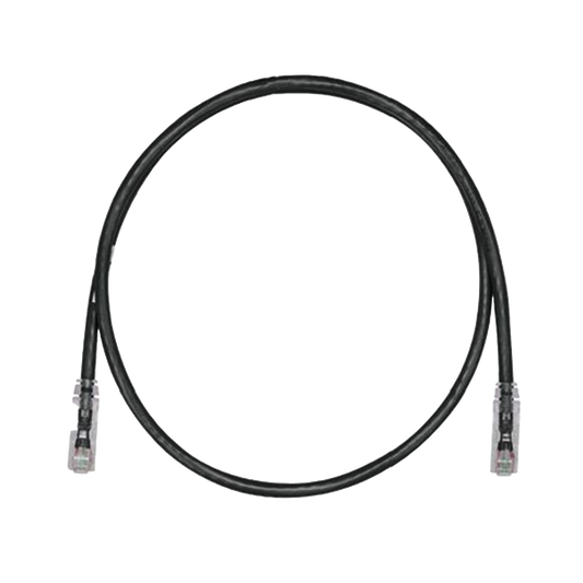 Cable de Parcheo TX6, UTP Cat6, 24 AWG, LSZH, Color Negro, 8 metros