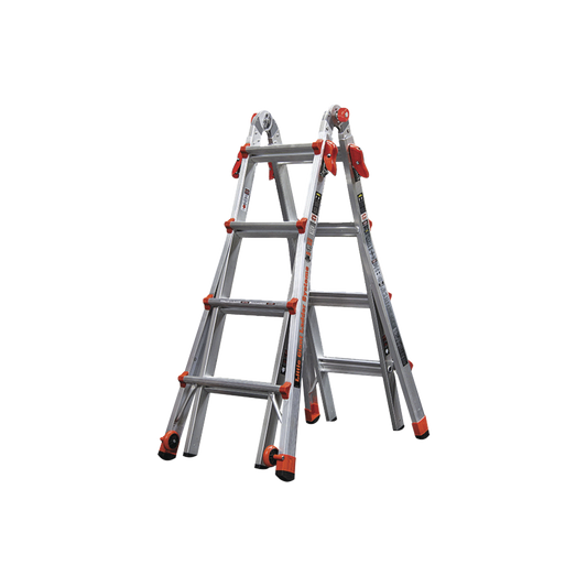 Escalera Multi-Posiciones de 5.18 m (17') para Superficies Inclinadas  (SKU 15417-001).