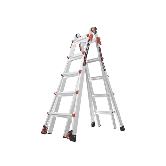 Escalera Multi-Posiciones de 6.7 m (22') para Suelos Inclinados o con Desniveles.