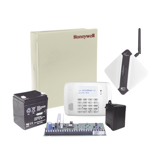 Kit de Alarma VISTA48LA con Comunicador Universal PEGASUSNX3G Gprs y Ethernet