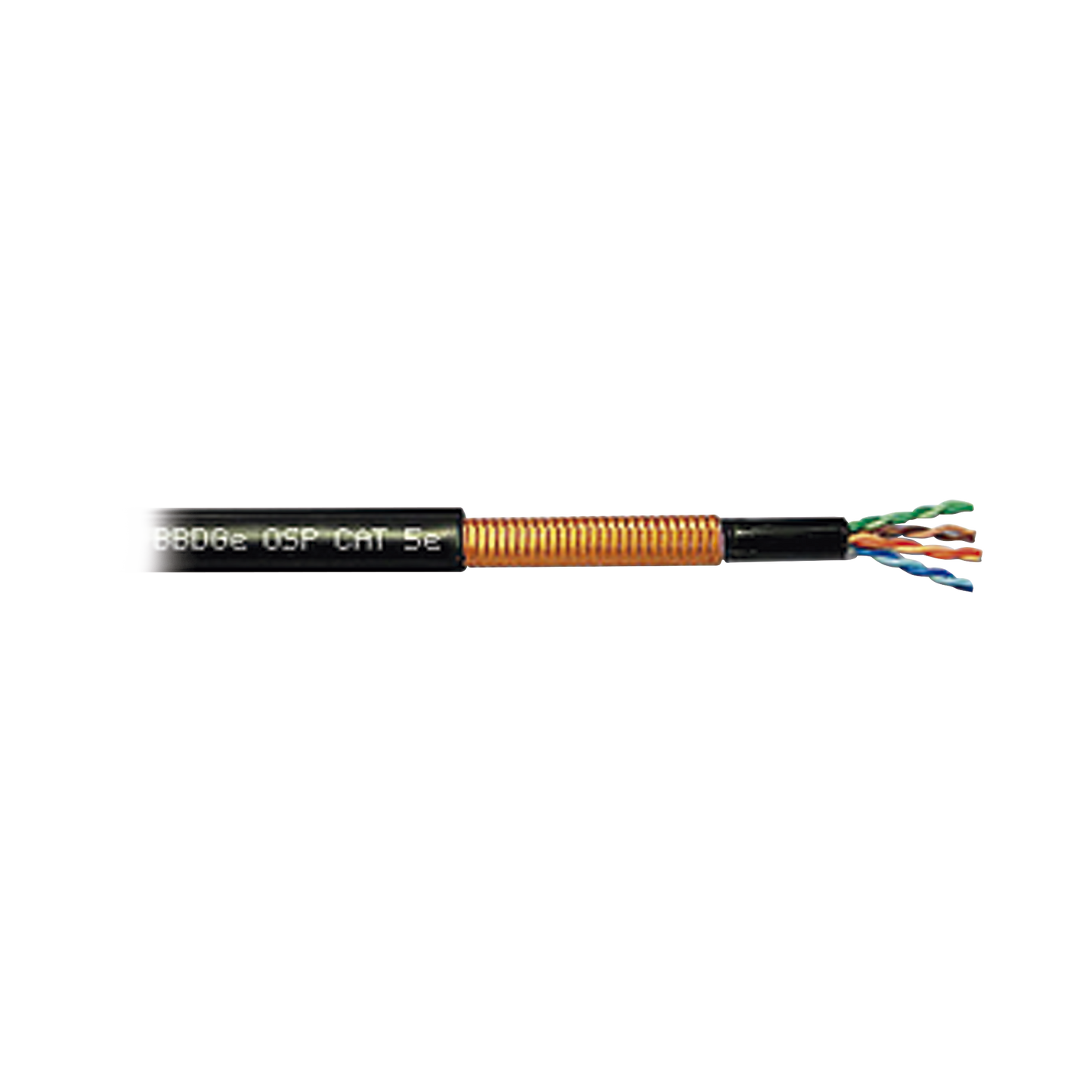 WB3176A Carrete de cable de cobre UTP CAT5E blindado para exterior, 100 metros, recomendado para enlaces inalámbricos