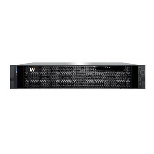 NVR Wisenet WAVE basada en Linux / Montable en Rack 2U / Incluye licencia WAVE-PRO-04 / 470 Mbps throughput / Incluye 108 TB para almacenamiento