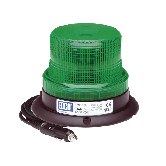 Mini Burbuja Led color Verde Serie X6465 con montaje de succión magnetico