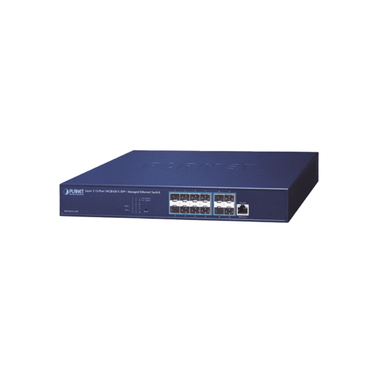 Switch Administrable Capa 3, 12 puertos SFP+ 10G BASE-X, 1 Puerto de Consola  RJ45.