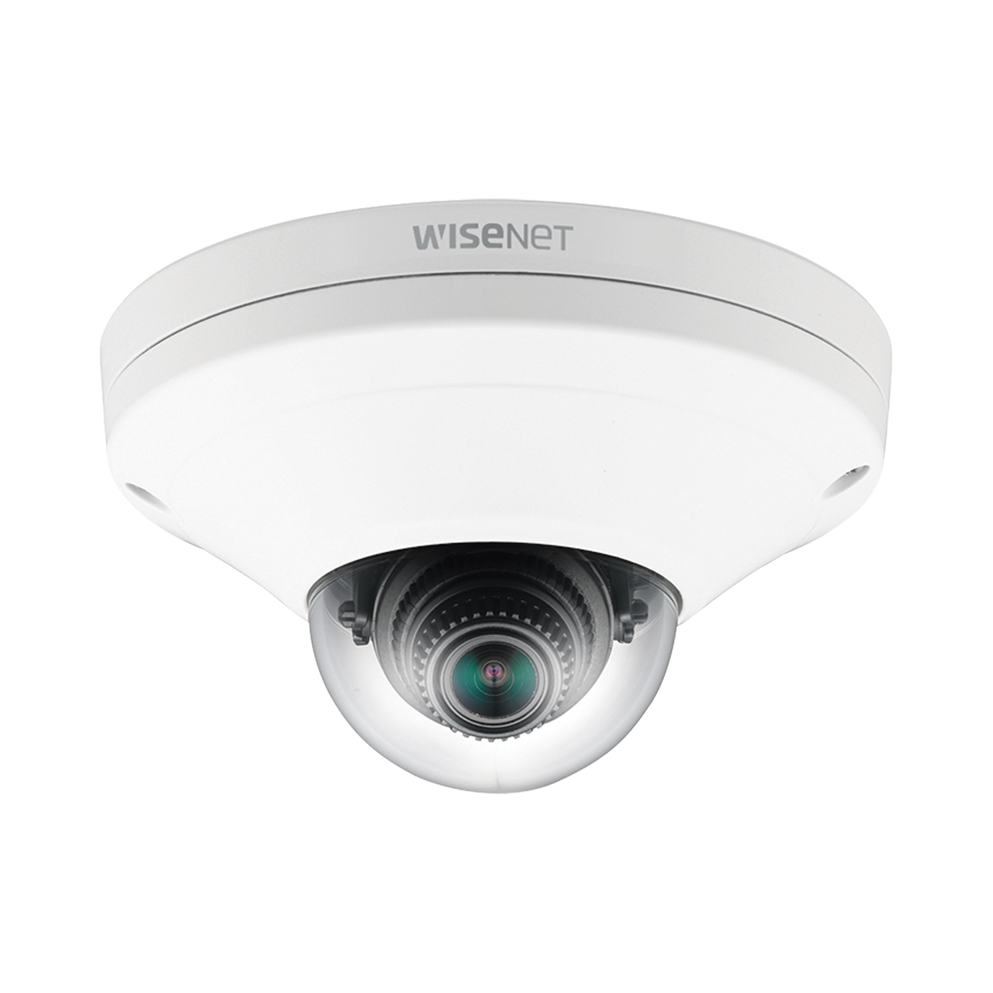 Cámara IP Mini Domo Exterior Antivandálico 2MP Color Blanco / Lente 2.8mm / WDR 150db / H.265 & WiseStream / Conteo de Personas / Video Analíticos Avanzados