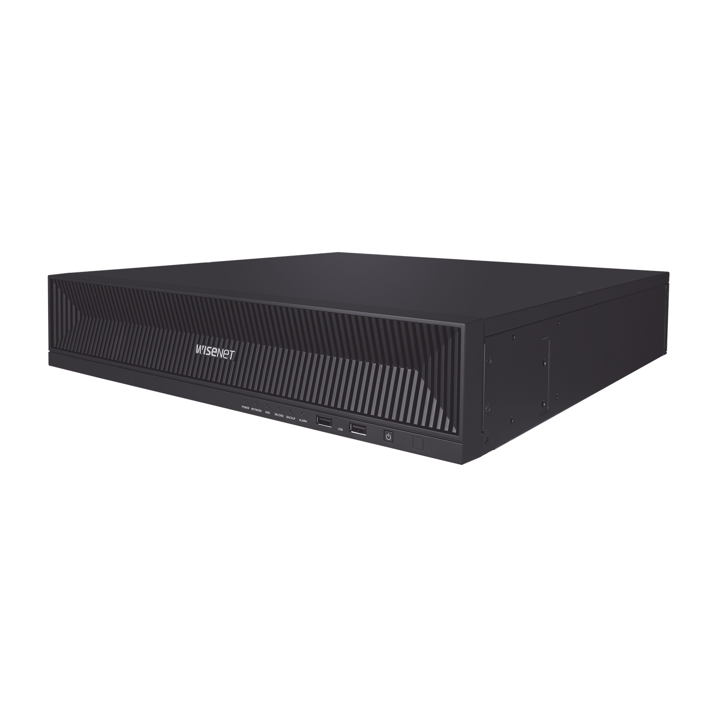 NVR de 16 canales / 32MP / Hasta 4 Discos Duros / Switch PoE+ 16 puertos / Wisenet P2P / H.265 & WiseStream / incluye 24TB de almacenamiento