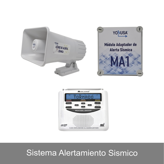KIT de Alertamiento SISMICO con Audio Oficial SASMEX