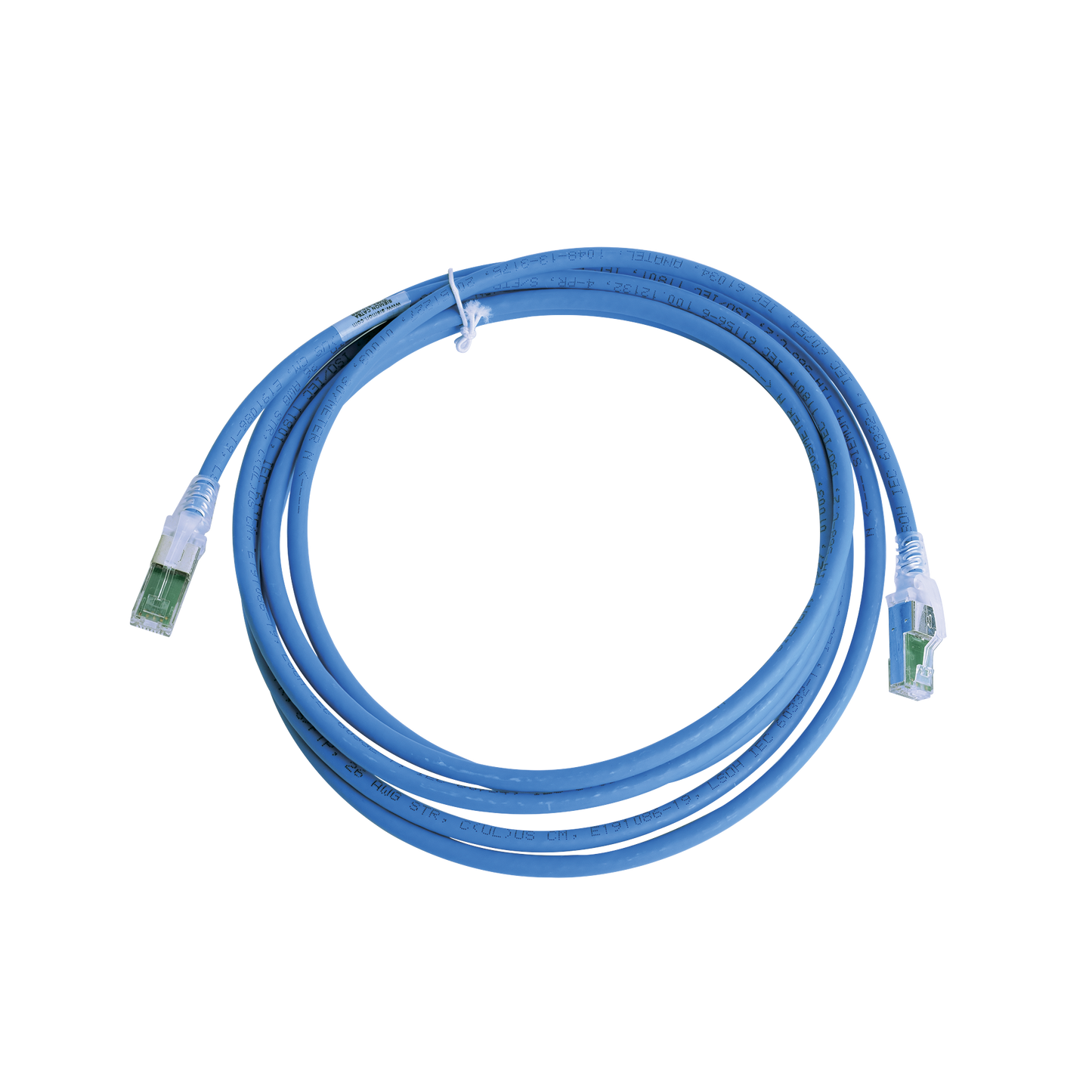 Patch Cord Z-MAX Cat6A S/FTP, CM/LS0H, 50ft, Color Azul